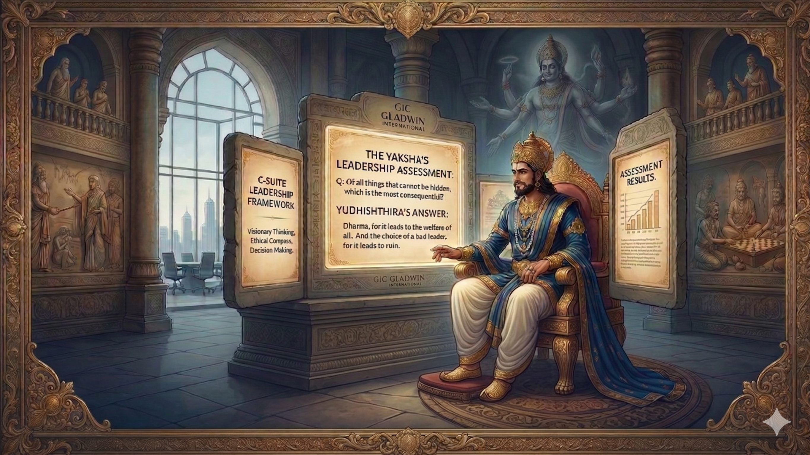 Yudhishthira — The Dharma of Leadership. Gladwin International CEO / MD Practice.