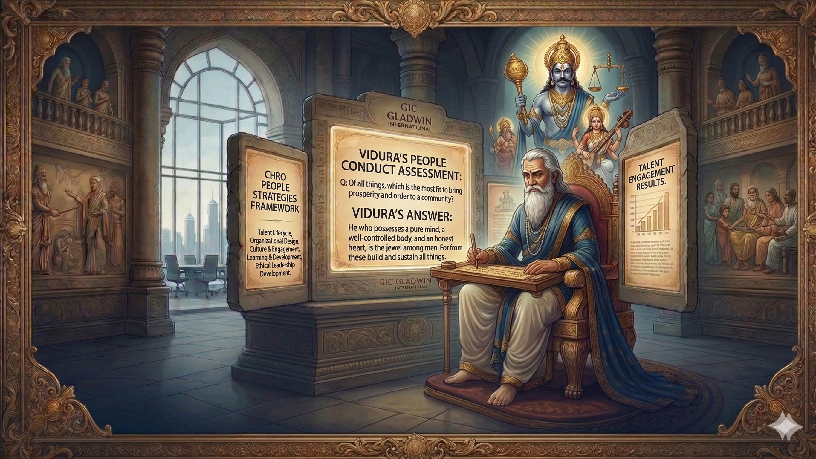 Draupadi — Resilience, Dignity & the Soul of the Organisation. Gladwin International CHRO Practice.