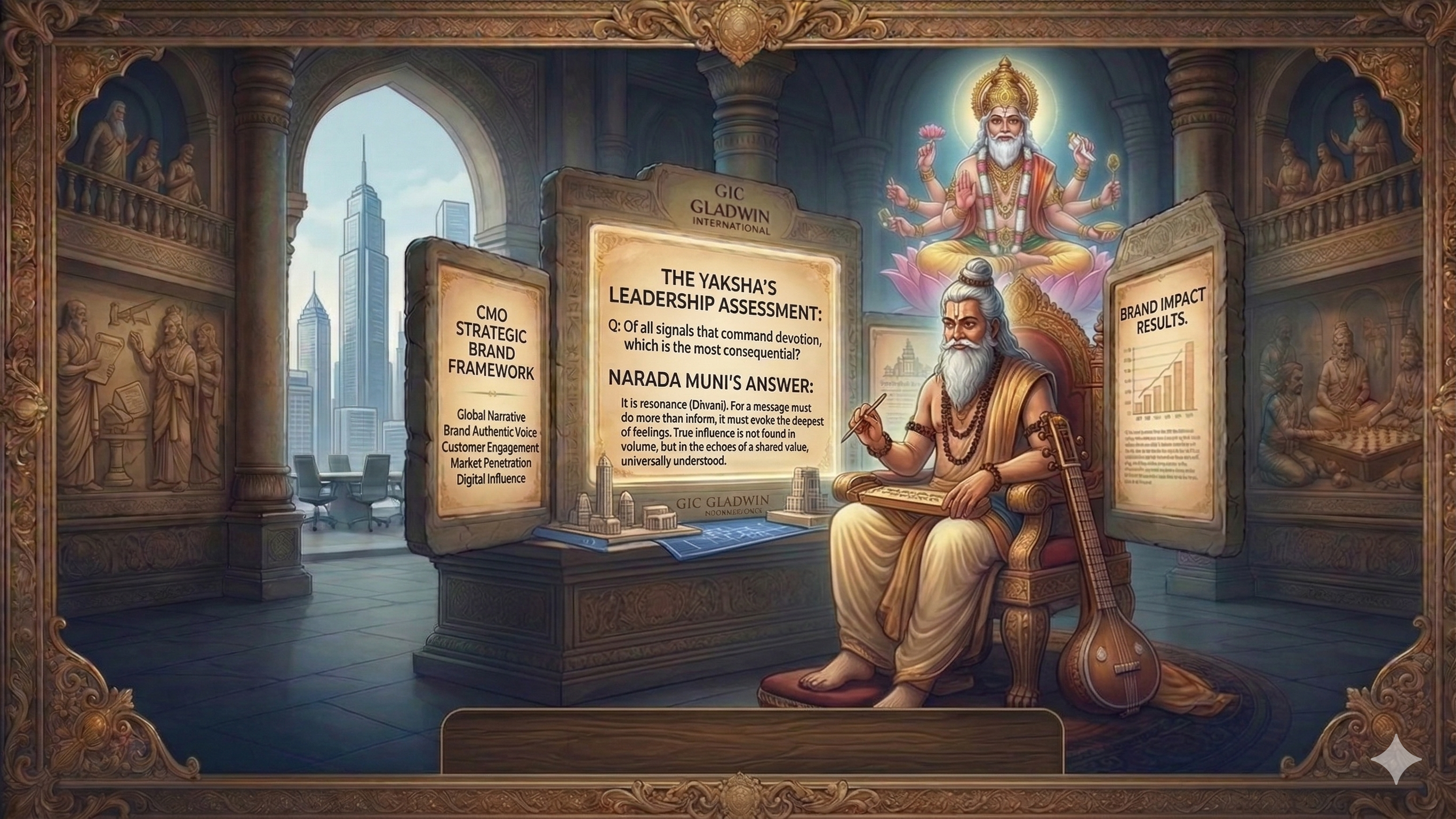 Arjuna — The Precision of Purpose. Gladwin International CMO Practice.