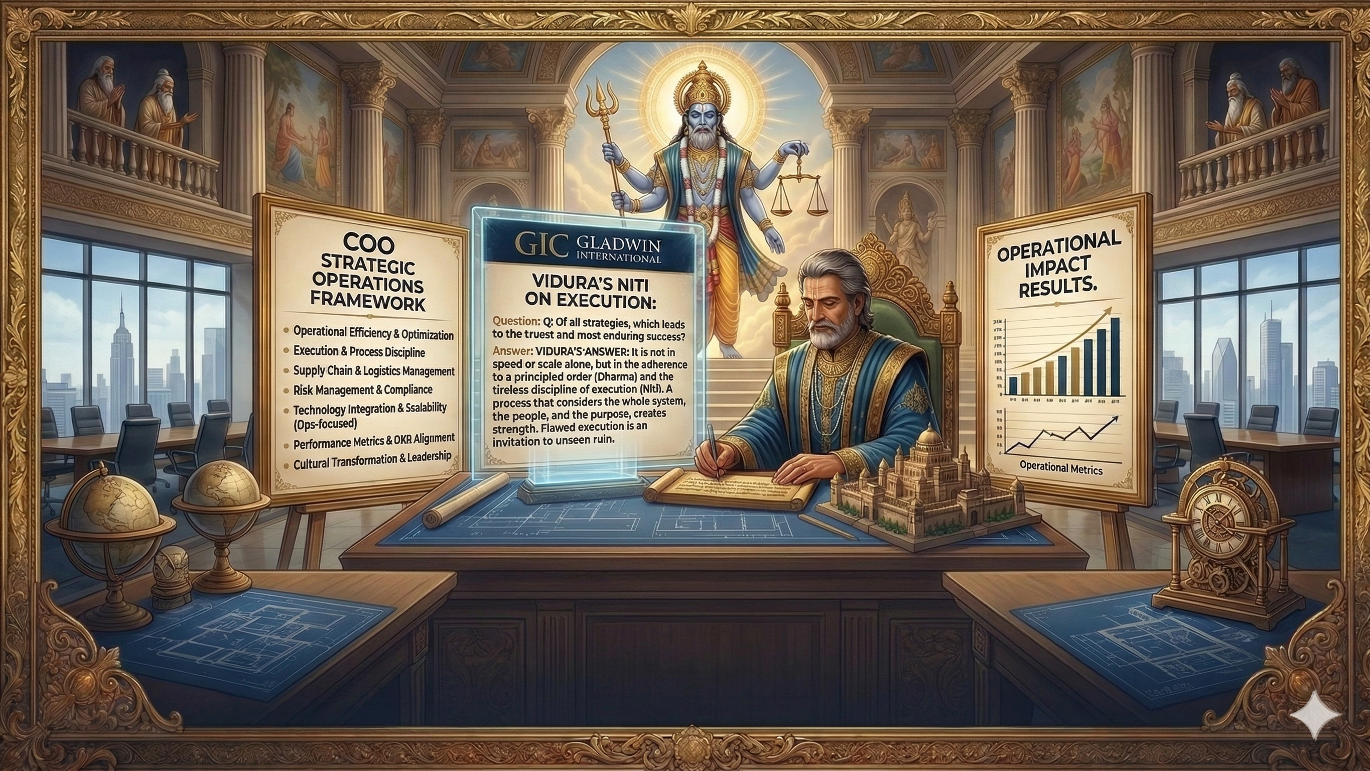 Bhima — The Unstoppable Force of Execution. Gladwin International COO Practice.