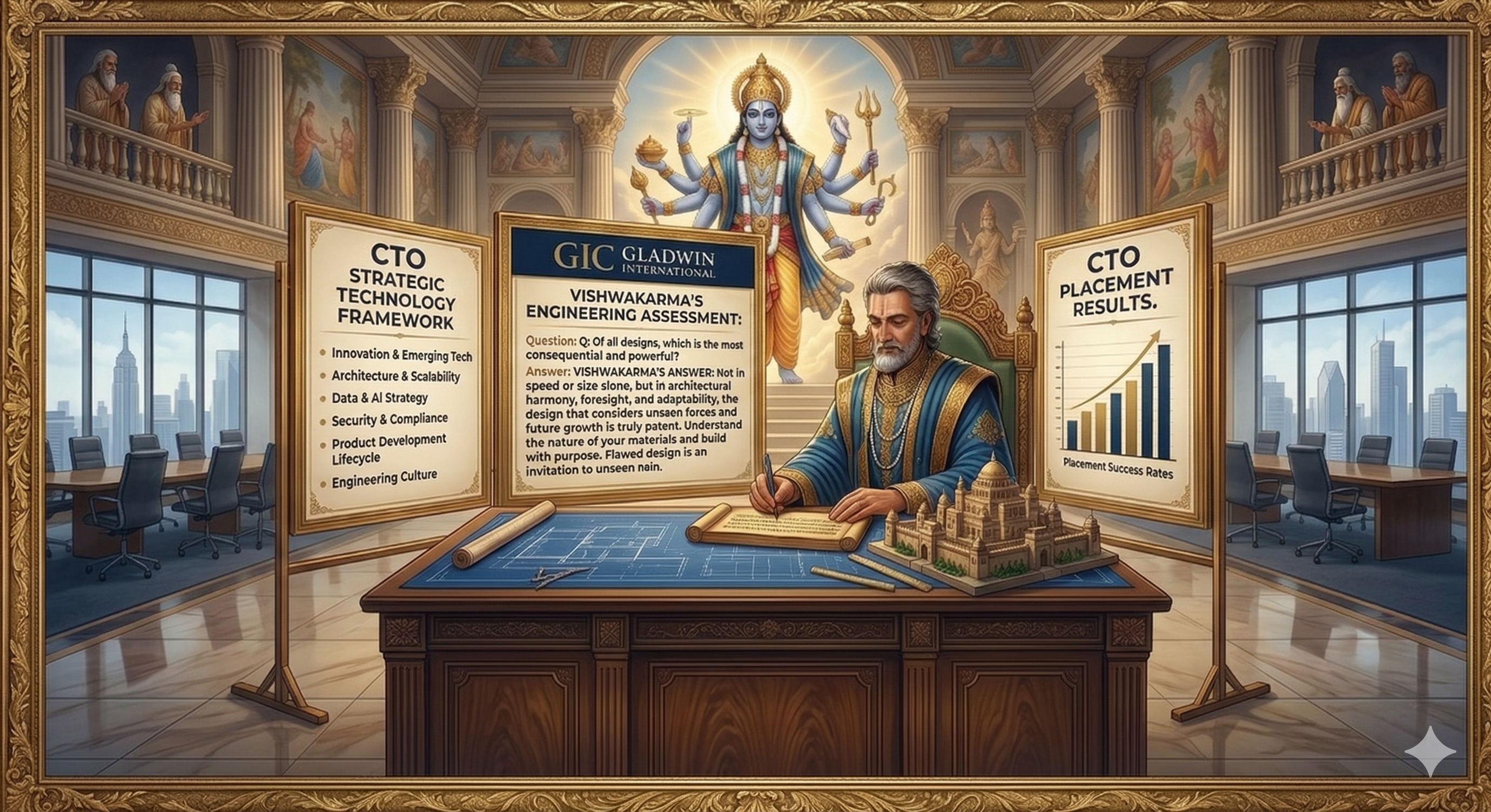 Vishwakarma — The Divine Architect of Technology. Gladwin International CTO Practice.